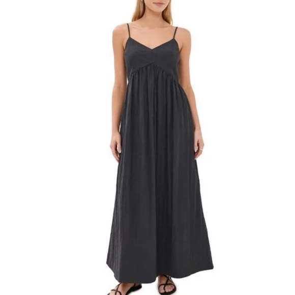 Jenni Kayne Dresses & Skirts - Jenni Kayne - Taffeta Peninsula Dress, charcoal small
